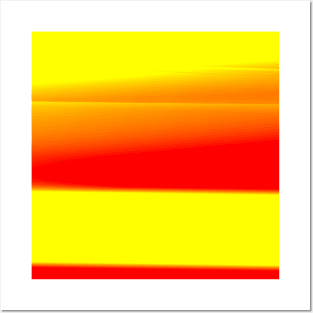 yellow orange red gradient texture Posters and Art